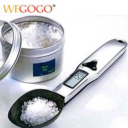 300g/0.1g Portable LCD Digital Kitchen Scale Measuring Spoon Gramme Electronic Spoon Weight Volumn Food Scale High Quality 211221