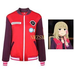 Anime WONDER EGG PRIORITY Kawai Rika Jacket Same Type Kawai Cosplay Costume Red Jacket High Quality Coat Daily Outfits Y0903