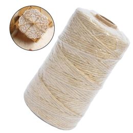 craft rolls NZ - Rolls DIY Natural Jute Rope Manual Craft Accessories Gift Packing Yarn