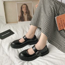 Girls Lolita Cosplay JK Uniforms Japanese Students Academy Single Shoes Woman British Style Anime Kawaii Shoes Mary Jane shoes