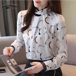 fashion autumn camisa mujer manga larga korean fashion clothing chemisier femme nouvelle collection white blouse 6790 50 210427