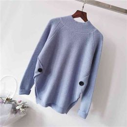 Autumn And Winter Women Sweaters Casual O Neck Long Sleeve Slim Pullers Korean Female Cashmere Knitted Jumpers Tops 210427