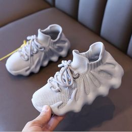 Children Fashion Boys Girls Sneakers Toddler Little Big Kid Trainers Designer Shoes Knit Sport Shoes