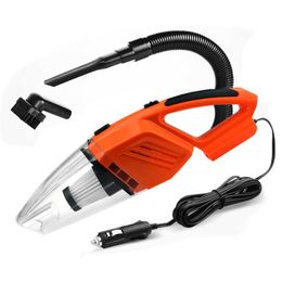 120W Car Vacuum Cleaner for car Portable Handheld Wet And Dry Dual Use 5 Metres Connector Cable with LED Light Multi Dust