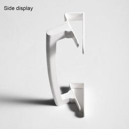 Towel Racks 1pcs Clip-on No Trace Rack Bathroom Holder Stand Kitchen Cabinet Door Hanging Organiser Shelf Accessories