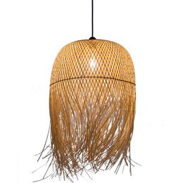 Pendant Lamps Creative Bamboo Jellyfish Lights Hand Knitted Hanging Lamp Garden Decorate Restaurant Home Decor Lighting Fixtures