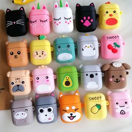 Headphone accessories lovely cartoon cases for apple airpods case airpod 2 3 pro earphone charger box protective cover