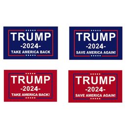 Bandiera della campagna 2024 Trump Banner Bandiere americane Keep America Great Again Ivanka Forniture da giardino per la casa 150 * 90 CM