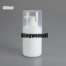 300pcs/lot 400ML Lotion Pump Bottle,Empty Plastic Pressure Container,Shower Gel/Shampoo Refillable Bottles,Makeup Toolsgood qty