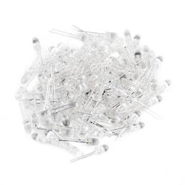 Light Beads ICOCO Super Deals Top Selling 100Pcs 5mm White Ultra-Bright LED Lamp Emitting Diodes 15000MCD