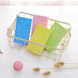 Body Shower Exfoliating Sponges 13*7*3cm Printed Adult Bathing Sponge Bath Artefact Powerful Remove Mud RH1753