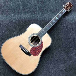 Custom 6 Strings D Body Shape 43 Inch Acoustic Guitar Rosewood Fingerboard Spruce Top
