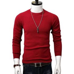 ARCSINX Slim Fit Sweater Men Fashion Fitness Wool Pull Homme High Quality Long Sleeve Men Pullover Winter Hombre Knitwear 3XL Y0907