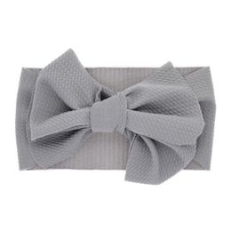 Baby girls big bow Cross Headbands kids Hair bows Elastic headwear Headdress hair band Headwrap Turban