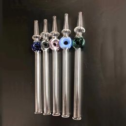 wholesale cheap Glass Collector set mouth Tip Dab straw Glass somking oil burner pipe mini bong