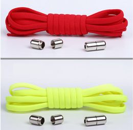 Shoelaces Lazy Laces Aluminium Alloy No Tie Shoelace Buckle Multicolor Lock Quick Tieless Lace Shoe Accessories