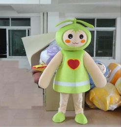 Festival Dress Green Seed Bud Mascot Costume Halloween Christmas Fancy Party Dress Cartoon Character Suit Carnival Unisex Adults Outfit