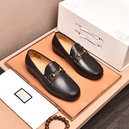 2022 Men's Comfortable Casual Loafers Party Wedding Dress Shoes Brand Business Formal Elegant Gentle Men Oxfords Fashion Genuine Leather Flats Size 38-44