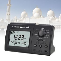 Automatic Digital Clock Islamic Azan Muslim Prayer Alarm for Desktop Table Home Decoraions 210804