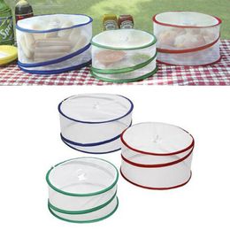 Kitchen Storage & Organisation 3 Pcs Food Lid Cover Fine Mesh Screen Home Use Folding Foods Multifunctional Anti-flies