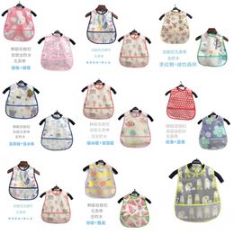 Baby Bibs EVA Waterproof Lunch Bibs Cartoon Fruits Printing Infants Boys Girls Feeding Burp Cloths Bibs Apron Clothing 2483 Q2