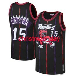 Stitched custom Jersey #15 Vince Carter 1998-99 Hardwood Classic Reloaded Swingman Jersey Men's Women Youth Basketball Jersey XS-6XL