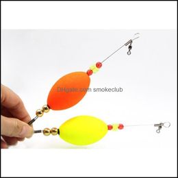 Fishing Sports & Outdoorsfishing Aessories 2 Colours Float Cork Floats Foam+Wire+Copper Beads For Redfish Bobbers Drop Delivery 2021 Ahxei