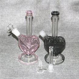 hookahs 9 Inches Big Bongs Beaker Bong Glass Wall Super Heavy Water Pipes With 14.4 mm Male Joint Bowl