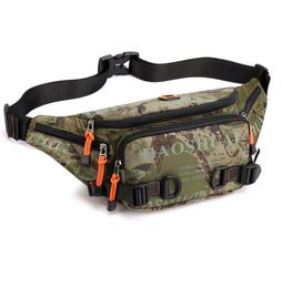 Hight quality men waistbag casual sport bag chest bags fashion messenger pack fitness gear tactics camo storage packet protable fanny packs