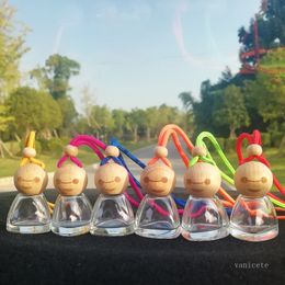 15 ml Sunny Day Doll Car Perfume Pendant Personality Perfume Bottle Auto Cute Decoration Pendant T500624