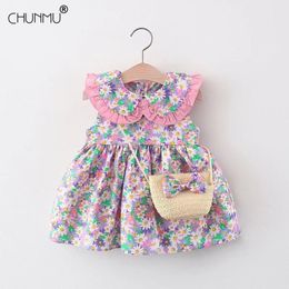 Summer Baby Girl Clothes Princess born Dress For Party Wedding Infant 1 Year Birthday Tutu Christening 210508