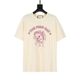 2021ss Bear designer t-shirt mens women Cat Casual Tees short sleeve hip hop tops tee Punk print letter Summer Skateboard fashion clothing 100% cotton XS-L