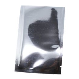 30x40 cm 50 Pack Open Top Vacuum Pouch Silver Vacuum Heat Seal Smell Leak Proof Food Grade Bag Heat Sealable Snack Storage Flat