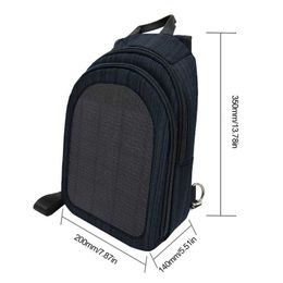 HAWEEL Solar Power Backpack Outdoor Camping Hiking Backpack Solar Panel Charging Travel Hiking Cycling School Bag Y0721
