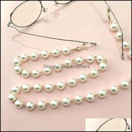 Necklaces & Pendants Jewellery Fashion Pearl Lanyard Necklace Eyeglass Holder For Women Eye Aessories Eyewear Straps Cord Sunglasses String Gi