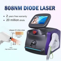 300W Newest Portable 808 Diode Laser Hair Removal Machine Depilation Permanent Painless Salon Use With CE