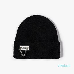 Beanies Knitted Hat Autumn And Winter Warm Thickening Outdoor Cross-border Men Without Brim Cold Cap Wool Female