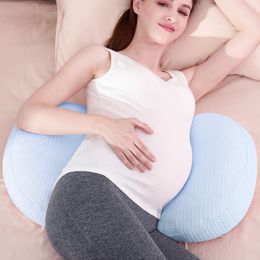 Pregnant Woman Supplies Belly Support U-shaped Pillow Pregnant Woman Waist Support Side Sleeping Pillow Artefact Pillow F8151 210420