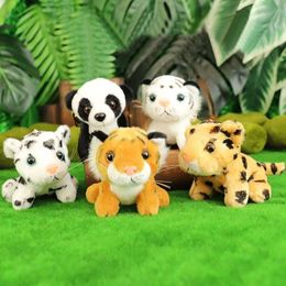 Lovely Baby Tiger Keychain Plush Pendant Cute Key Chain for Zero Wallet White Doll Puppet Bag Hanging Decoration Keyring G1019