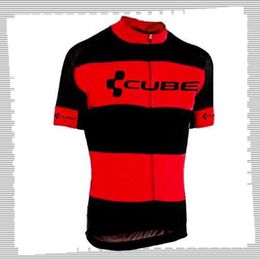 Pro Team CUBE Cycling Jersey Mens Summer quick dry Sports Uniform Mountain Bike Shirts Road Bicycle Tops Racing Clothing Outdoor Sportswear Y21041260