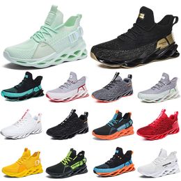 wholesale men running shoes breathables trainer Peach grey Tour yellow triples black Khaki green Light Brown mens outdoor sport sneaker walking jogging shoe