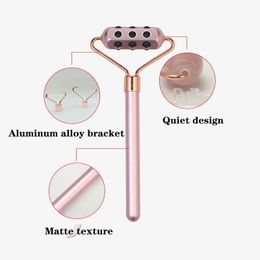 Germanium Stones Grain Beauty Bar Party Favour Gifts Skin Care Rollers Potable Thin Face Massager Manual Roller FHL440-WLL