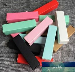 Gift Wrap 50pcs Kraft Paper Cardboard Box Lipstick Cosmetic Perfume Bottle Brown Essential Oil Packaging 2x2x8.5cm1 Factory price expert design Quality Latest