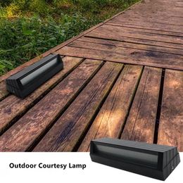 corner mounted outdoor light UK - Surface Mount 15W LED Stair Light Step Lights Corner Footlight Indoor Outdoor Waterproof Staircase Lamp AC85-265V Wall Lamps