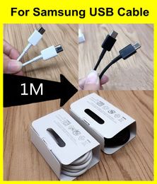 2022 оригинальный кабель для передачи данных samsung OEM Оригинальный Качество USB Тип C на USB-C Кабели 1M Зарядное устройство для Samsung Galaxy Note10 Android Телефон Быстрая синхронизация данных