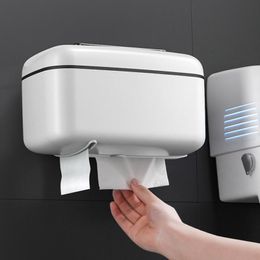 kitchen tissue holder UK - Tissue Boxes & Napkins Wall Bathroom Dispenser Box Holder For Multifold Paper Towels Kitchen Toilet Case