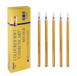Golden Laser Black Grey Light Brown 1818 Eyebrow Pencil Waterproof Microblading Peel-off Eyebrow Pencils