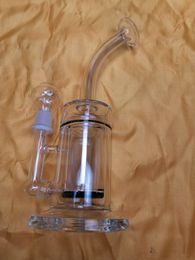 Glass Beaker Bongs Tornado Perc Hookahs Bong Fristted Disc Smoking Water Pipes Tobacco Oil Dab Rigs 14.4mm male Joint sest_shop