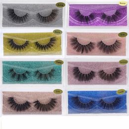 13 Styles Faux 3D Mink Eyelash Natural Soft Long False Eyelashes Thick Cross Fake Lashes Extension Makeup Tool for Beauty