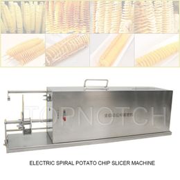 Automatic Tornado Vegetable Carrot Slicer Twister Machine Electric Stretch Spiral Potato Cutter Maker